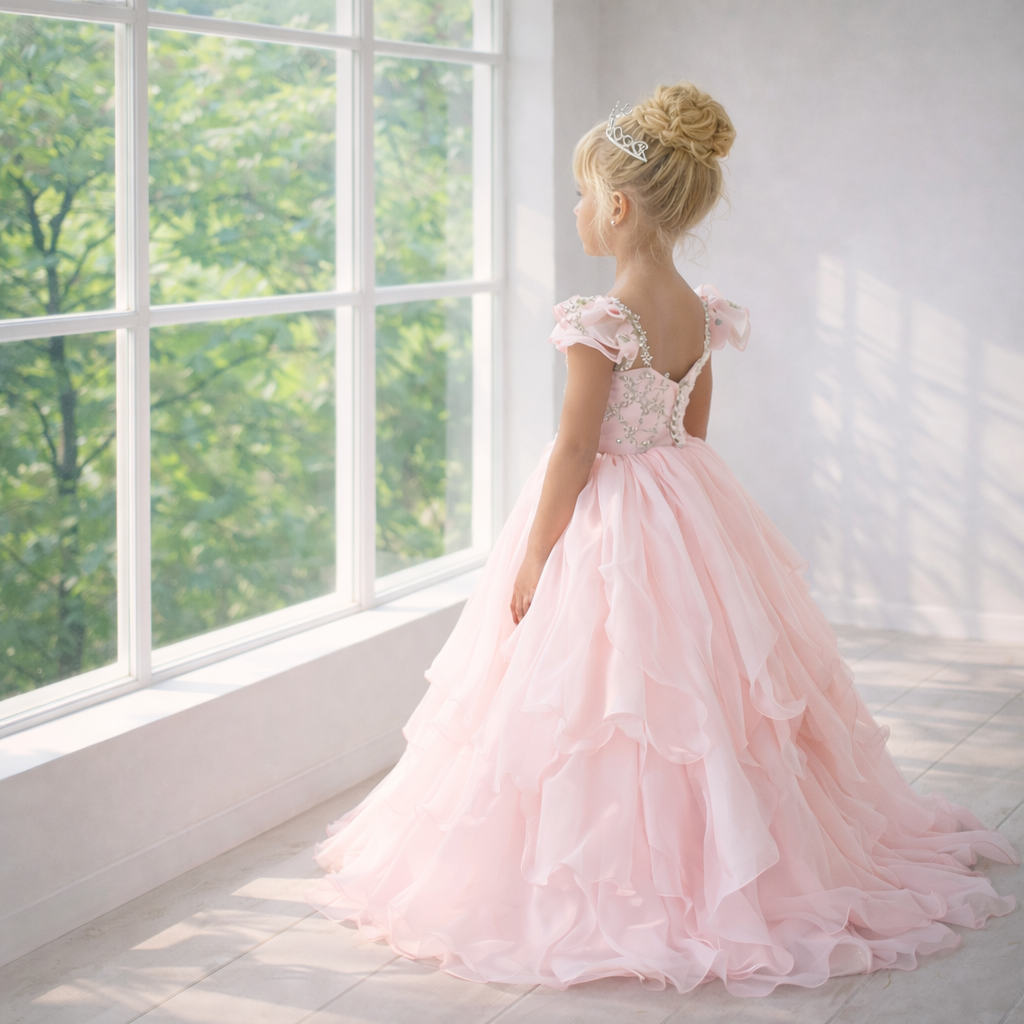 Pink Fairy Princess Dress for Girls