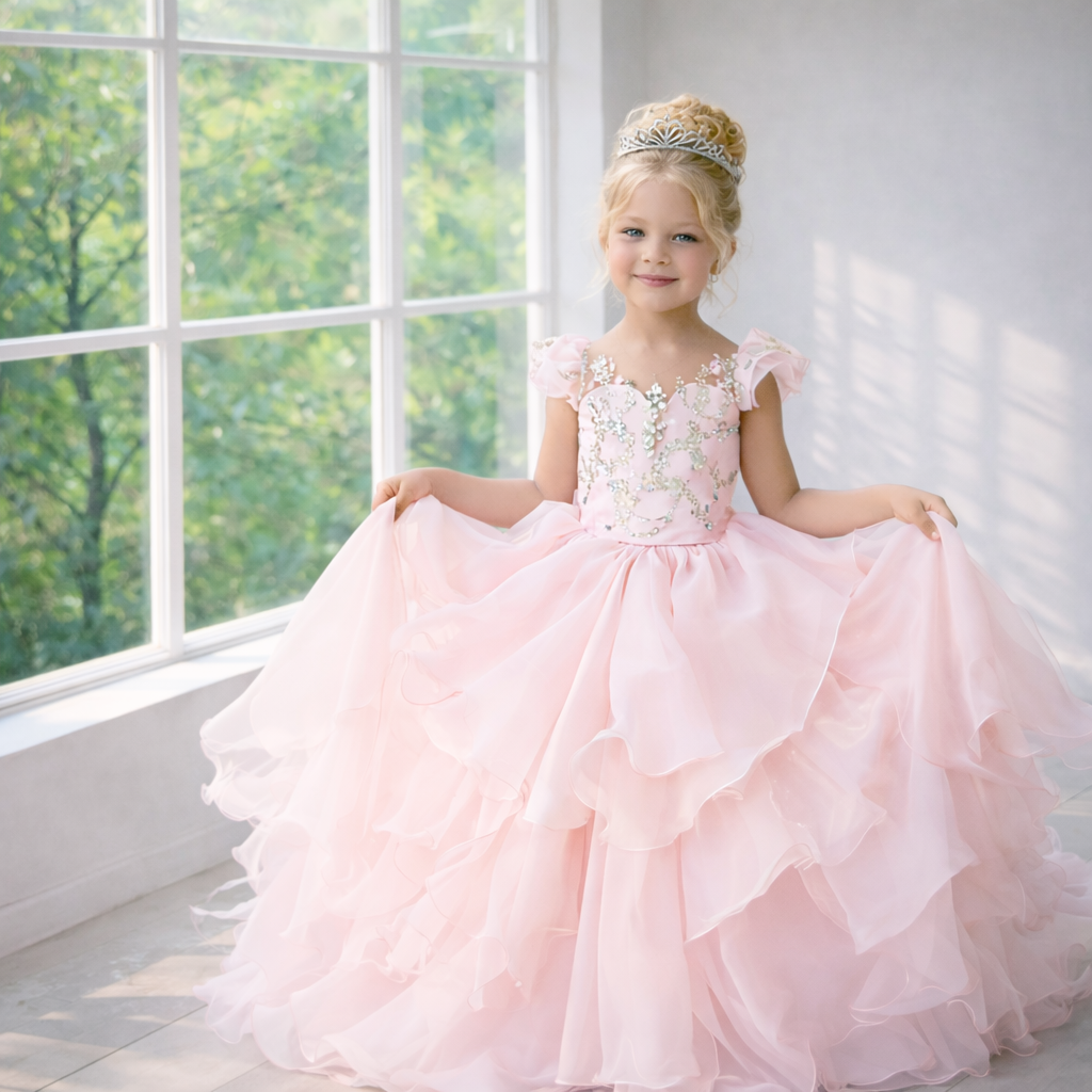 Pink Fairy Princess Dress for Girls