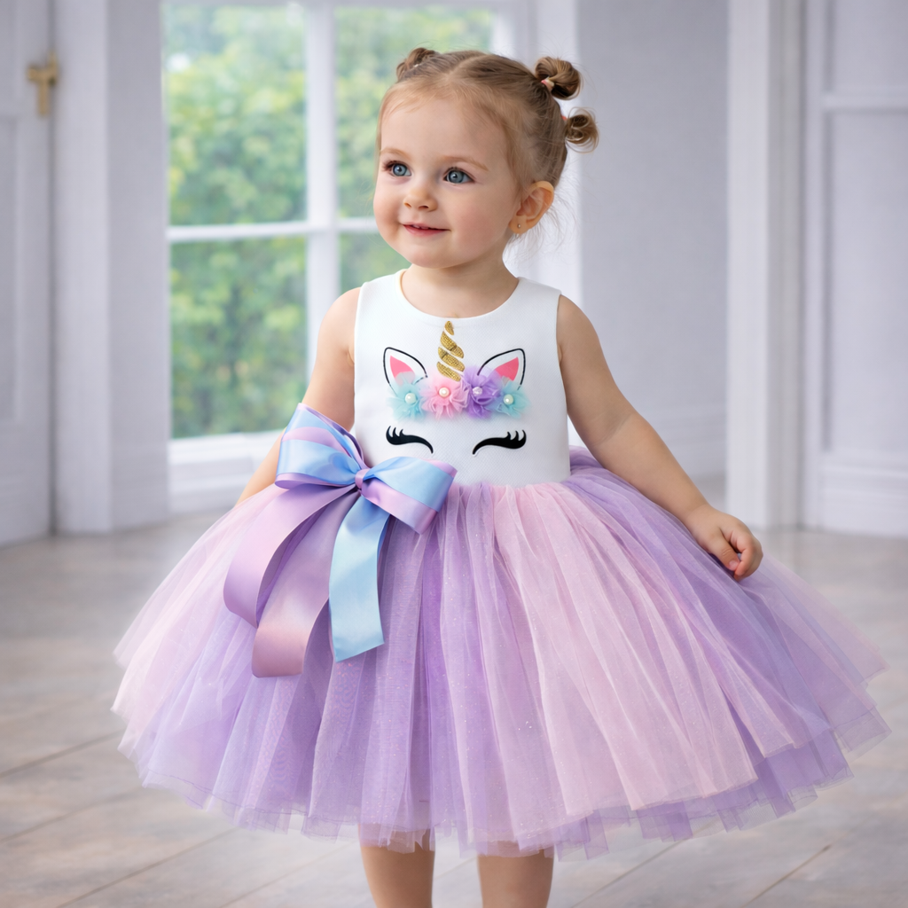 Unicorn Birthday Tutu Dress