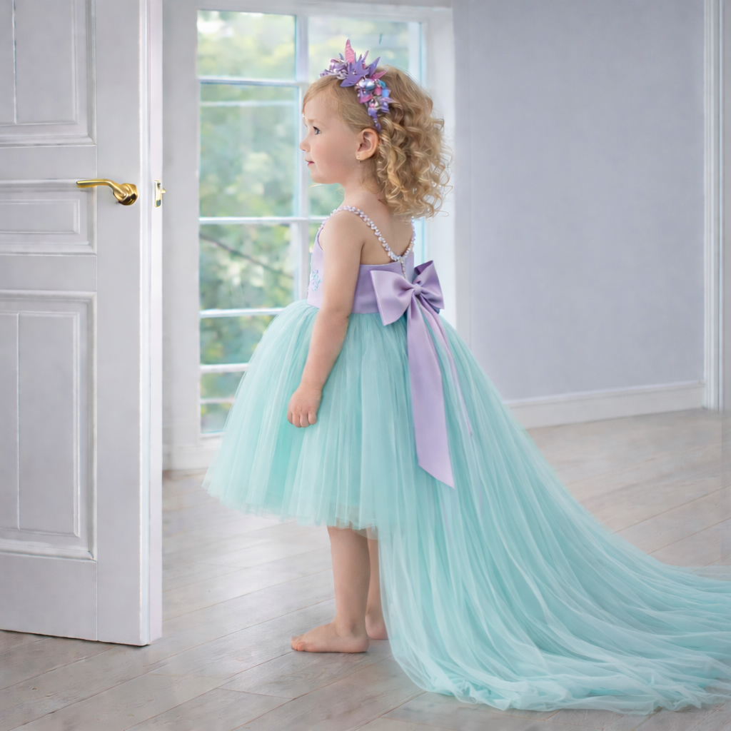 Mermaid Princess Birthday Dress