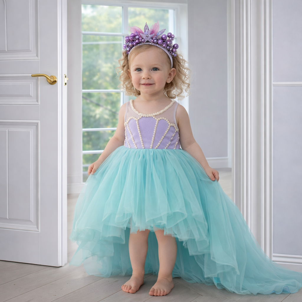 Mermaid Princess Birthday Dress