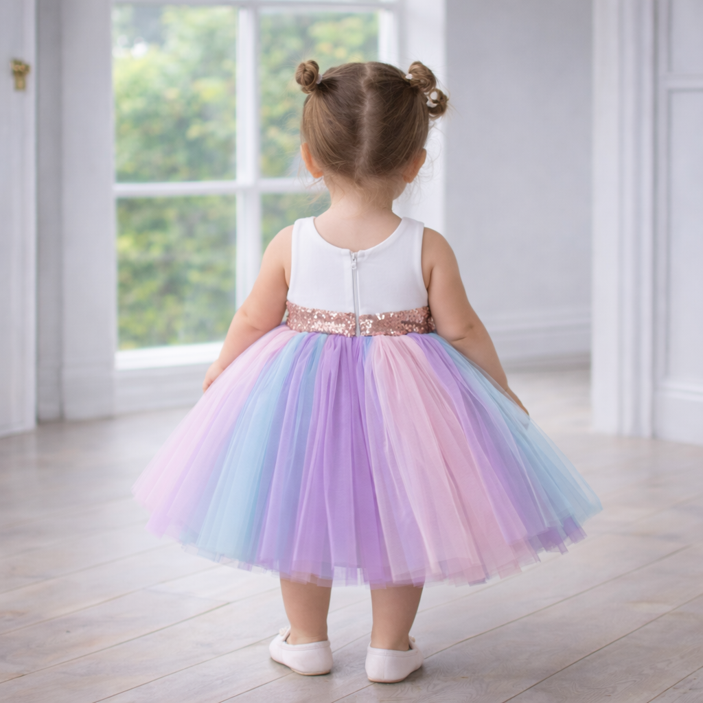 Rainbow Peppa Pig Tutu Dress