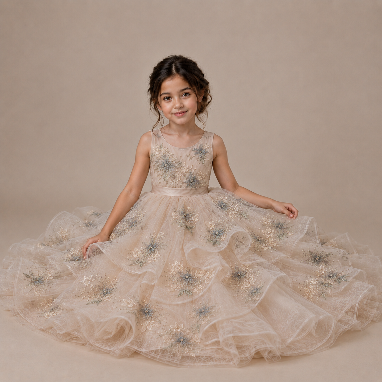 Enchanted Blossom Couture Ball Gown