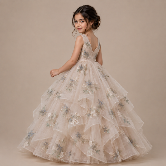 Enchanted Blossom Couture Ball Gown