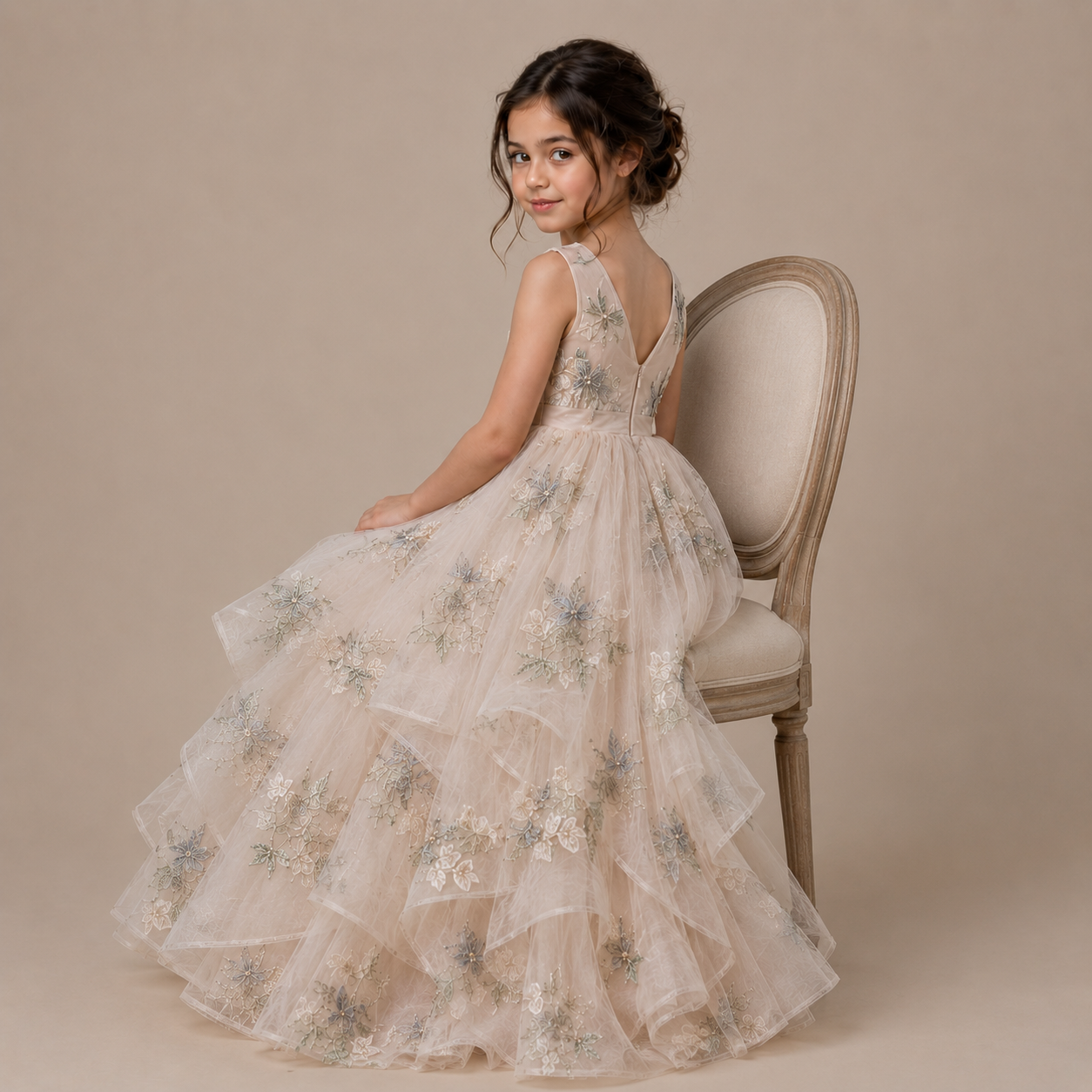 Enchanted Blossom Couture Ball Gown