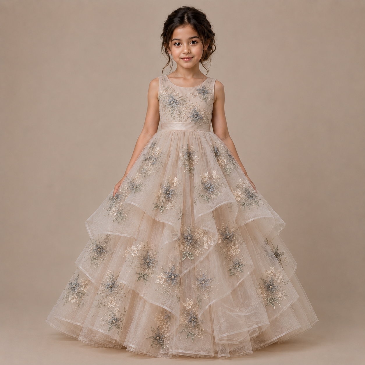 Enchanted Blossom Couture Ball Gown