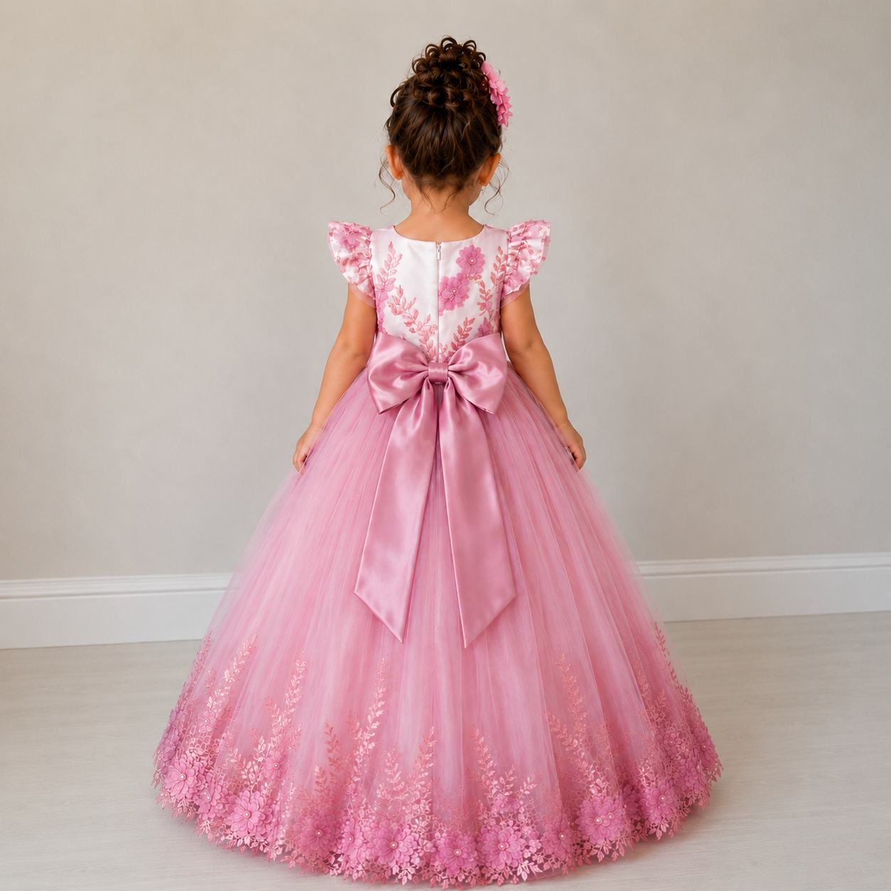 Blush Petal Princess Gown