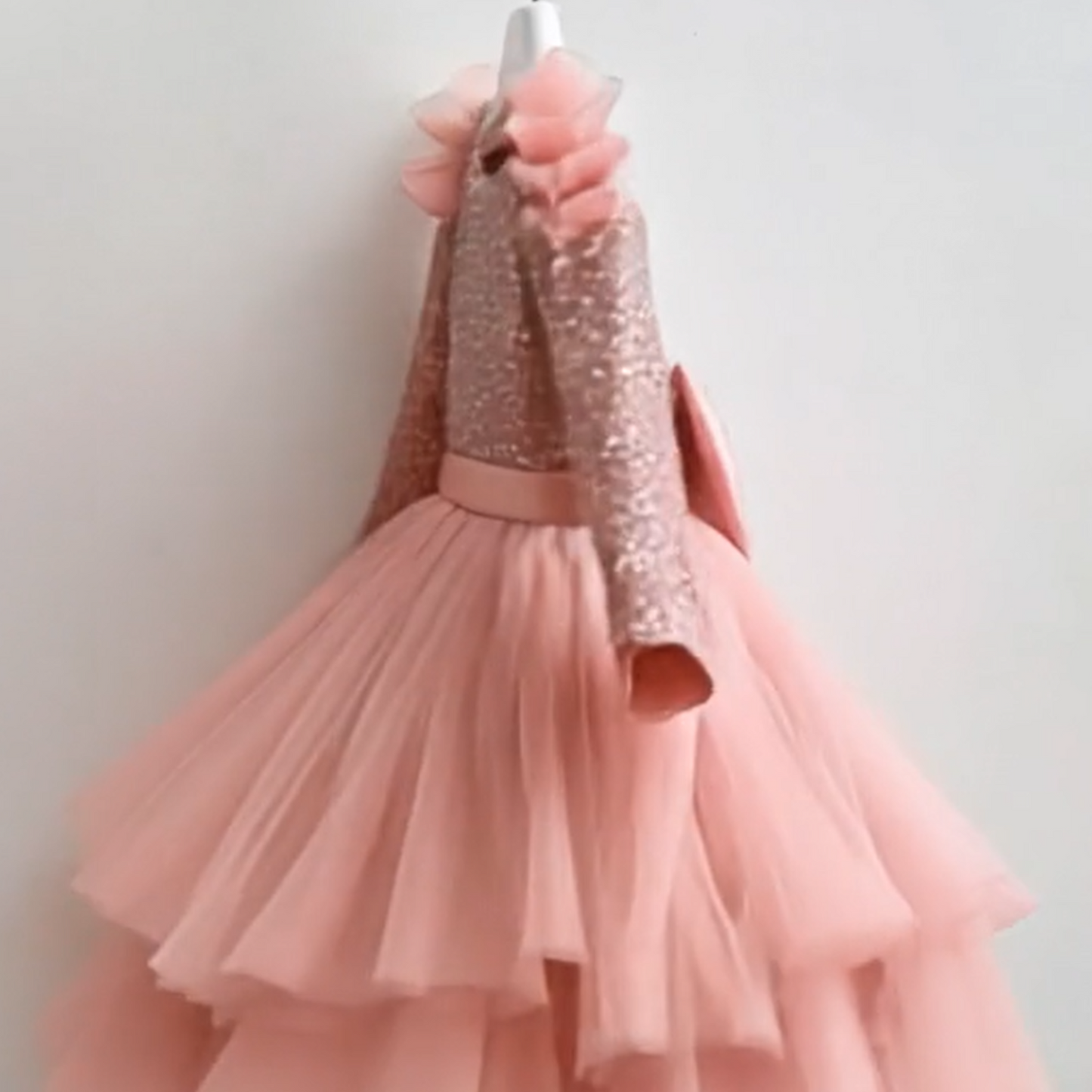 Melody Mauve Pink Tulle Dress