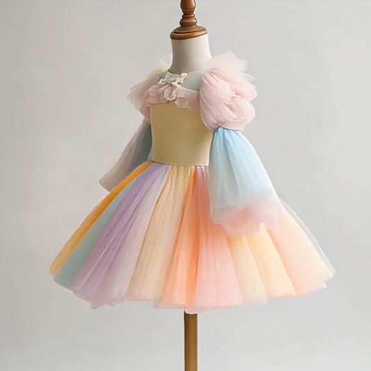 Esme Pastel Rainbow Special Occasion Dress