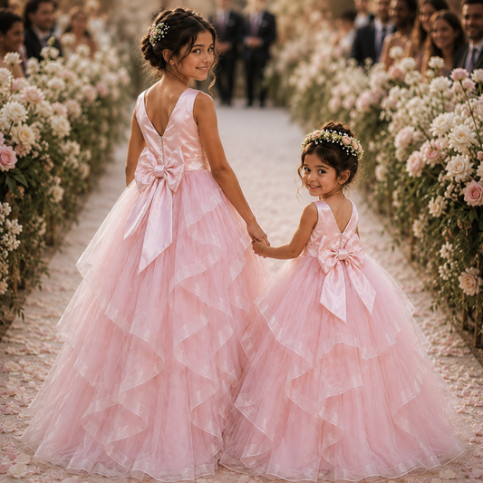 Pastel Pink Occasion Gown