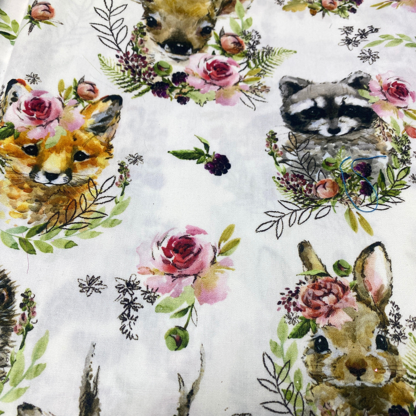 Woodland Animal Cotton and Tulle Dress