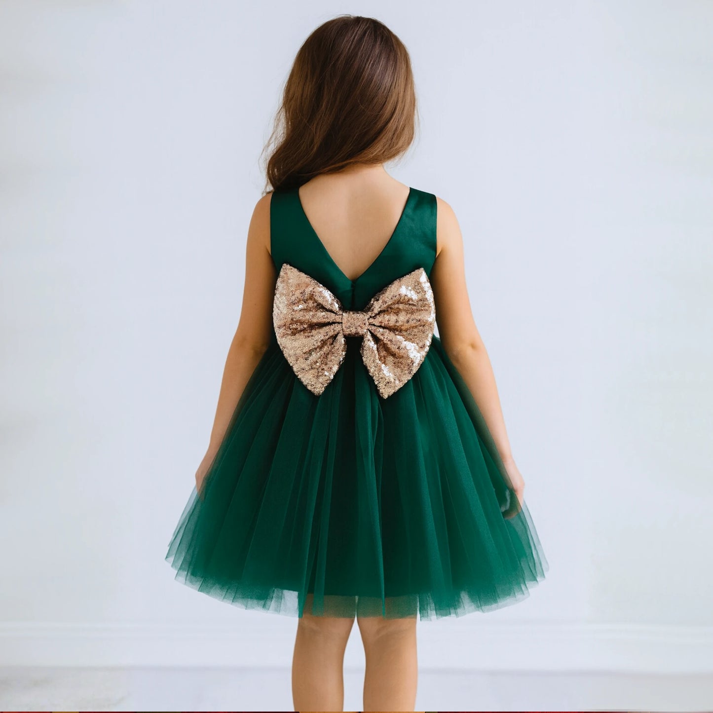 Holly Forest Green Tutu Dress