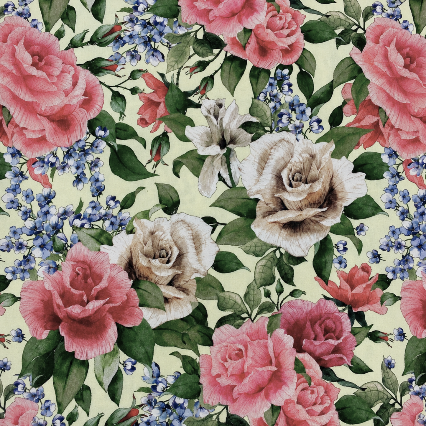 Garden Rose Cotton and Tulle Dress