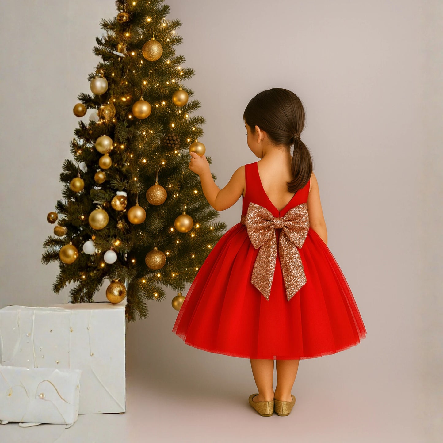 Ivy Red Xmas Tutu Dress