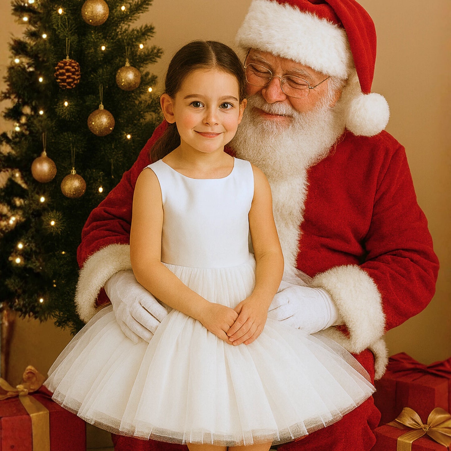 Joy White Tutu Dress