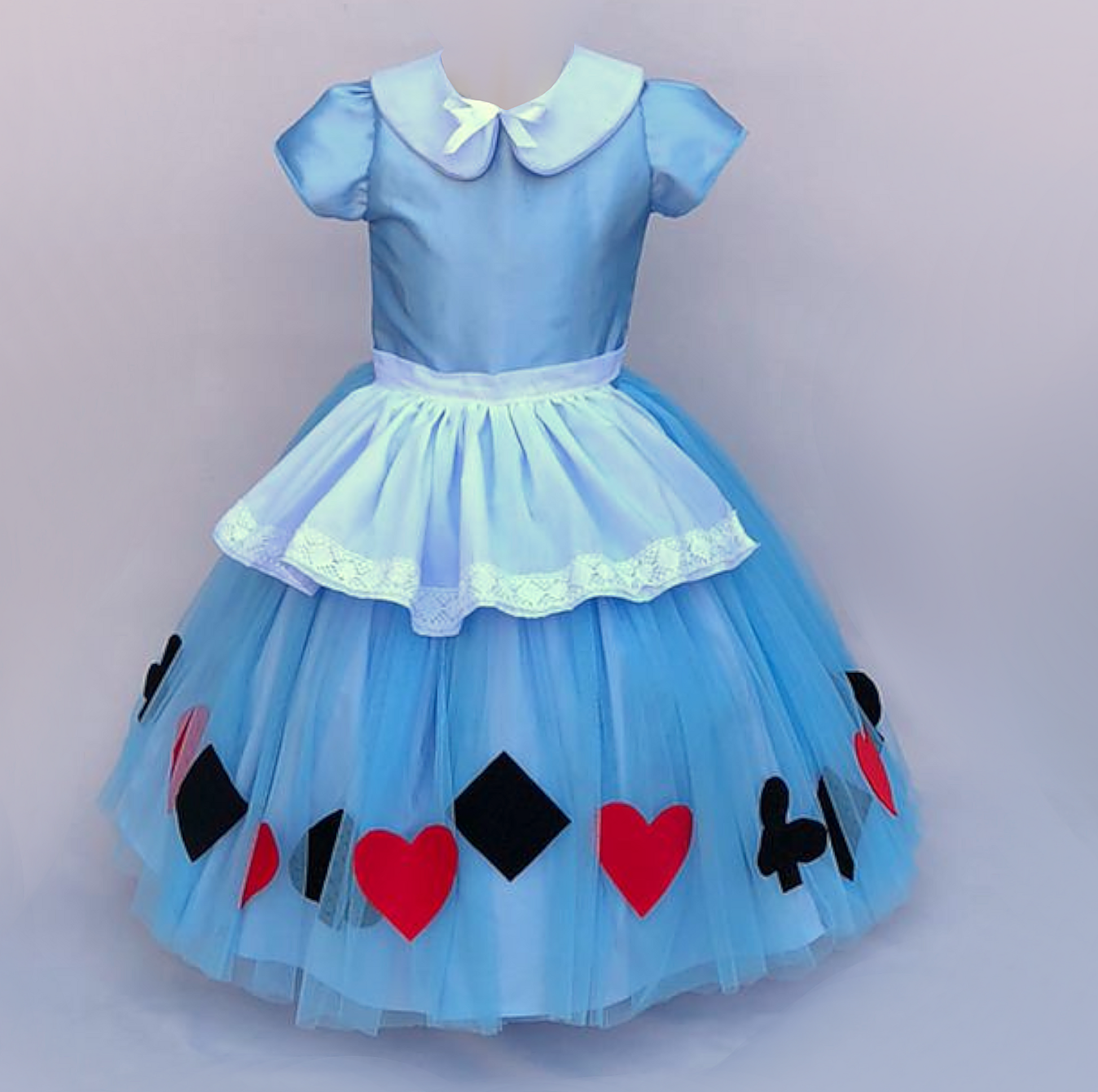 Whimsical Alice in Wonderland Princess Birthday Dress