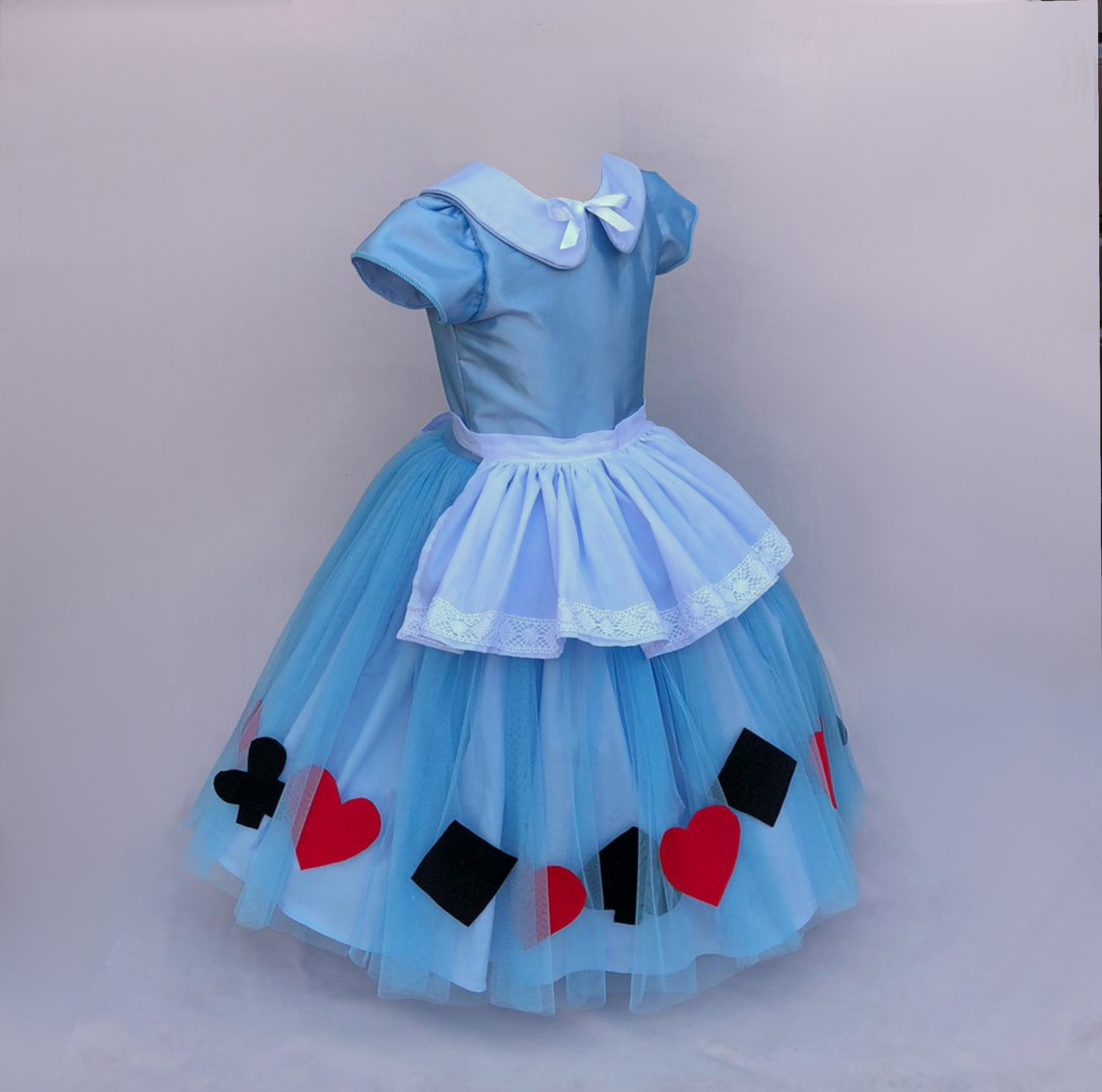 Whimsical Alice in Wonderland Princess Birthday Dress