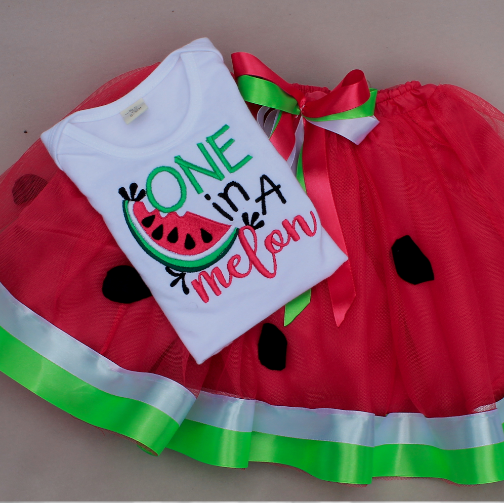 One In a Melon Tutu Set