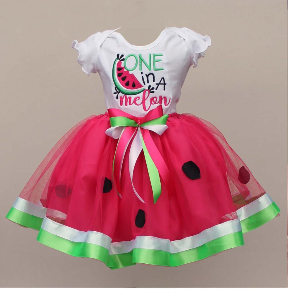 One In a Melon Tutu Set